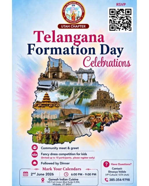 Telangana Formation Day Celebrations - UTAH